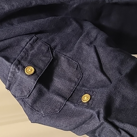 EUC s.S Tommy Hilfiger linen cover up dress - Picture 3 of 5